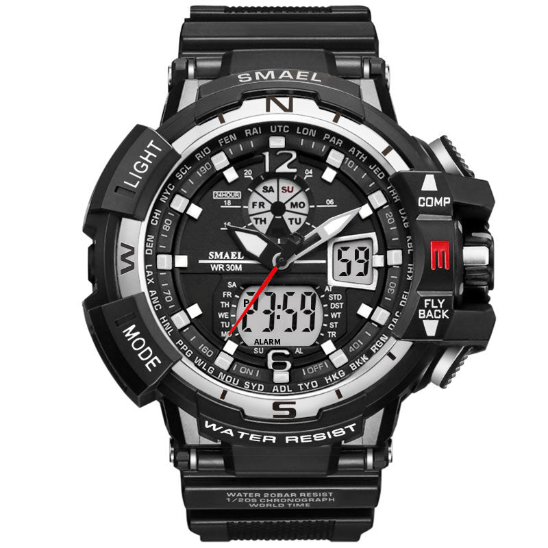 SMAEL 1376C Casual Watch Men Waterproof montre homme Men's Writswatch LED Digital Watches Men Clock Led reloj hombre Big Sport Watches