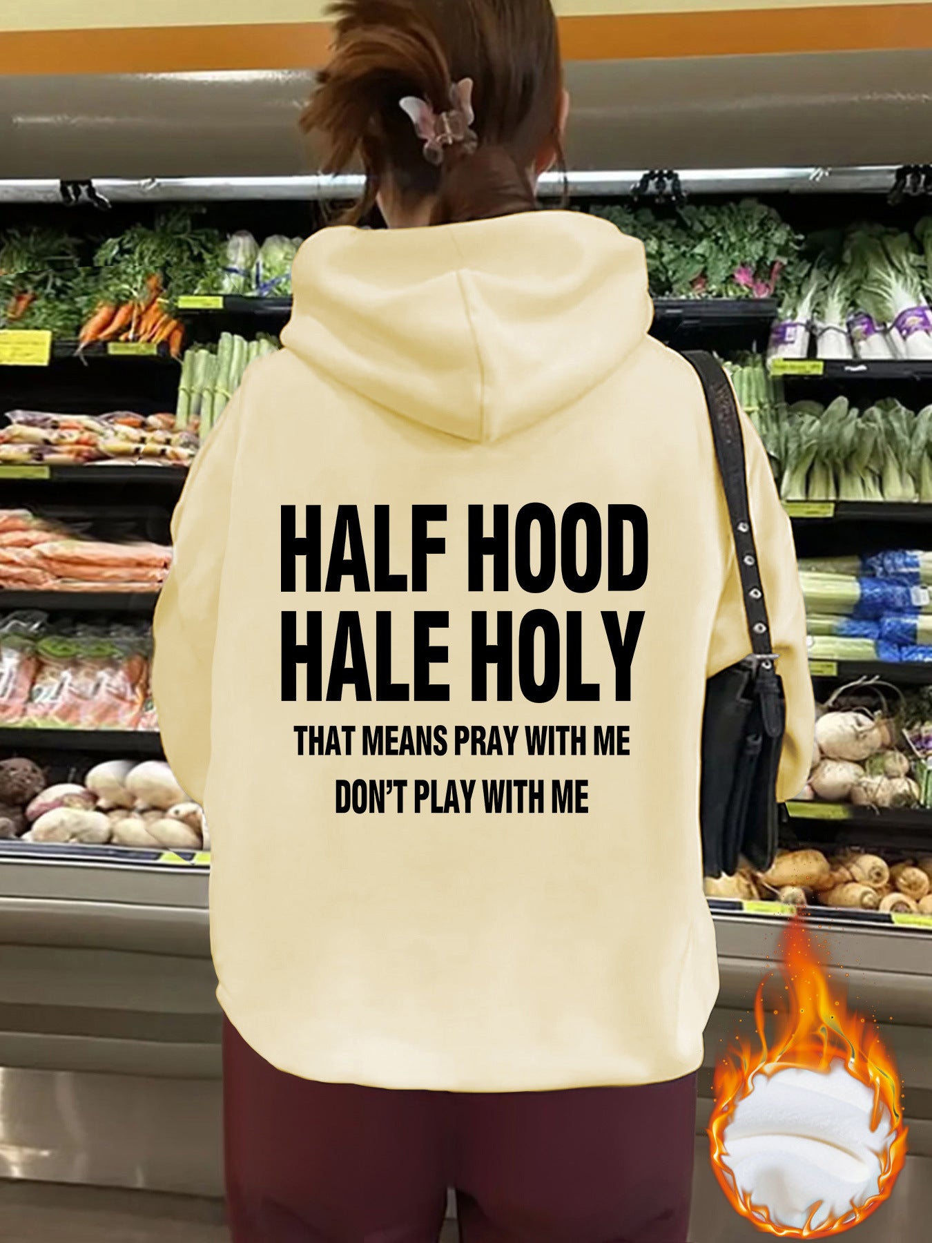 Top hoodie HALF HOOD HALE HOLY