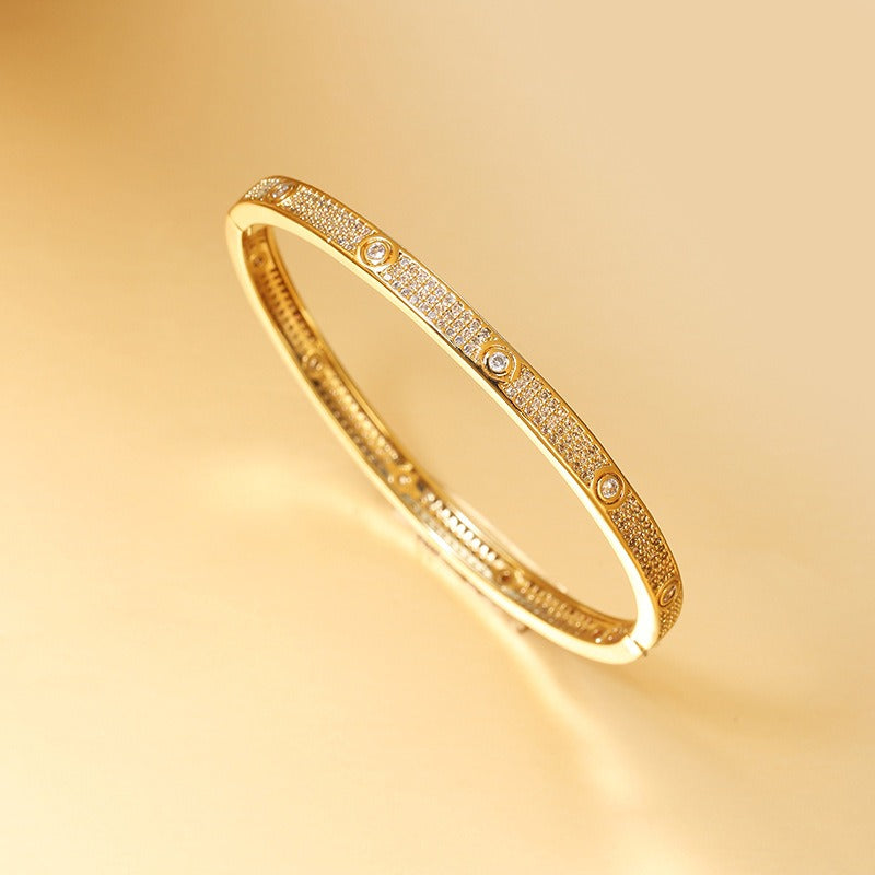 mixed color Micro Inlaid Zircon Bracelet