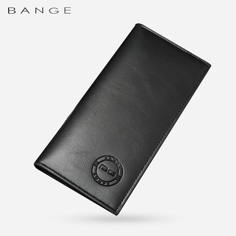 New Men's Wallet Korean Version Of The PU Wallet Clutch Bag Simple Fashion Ticket Holder Multi-Card Long Wallet