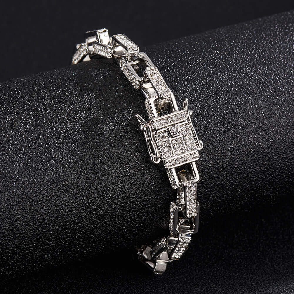 Cuban Chain Box Buckle Necklace