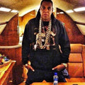 European and American hip-hop exaggerated big gold chain