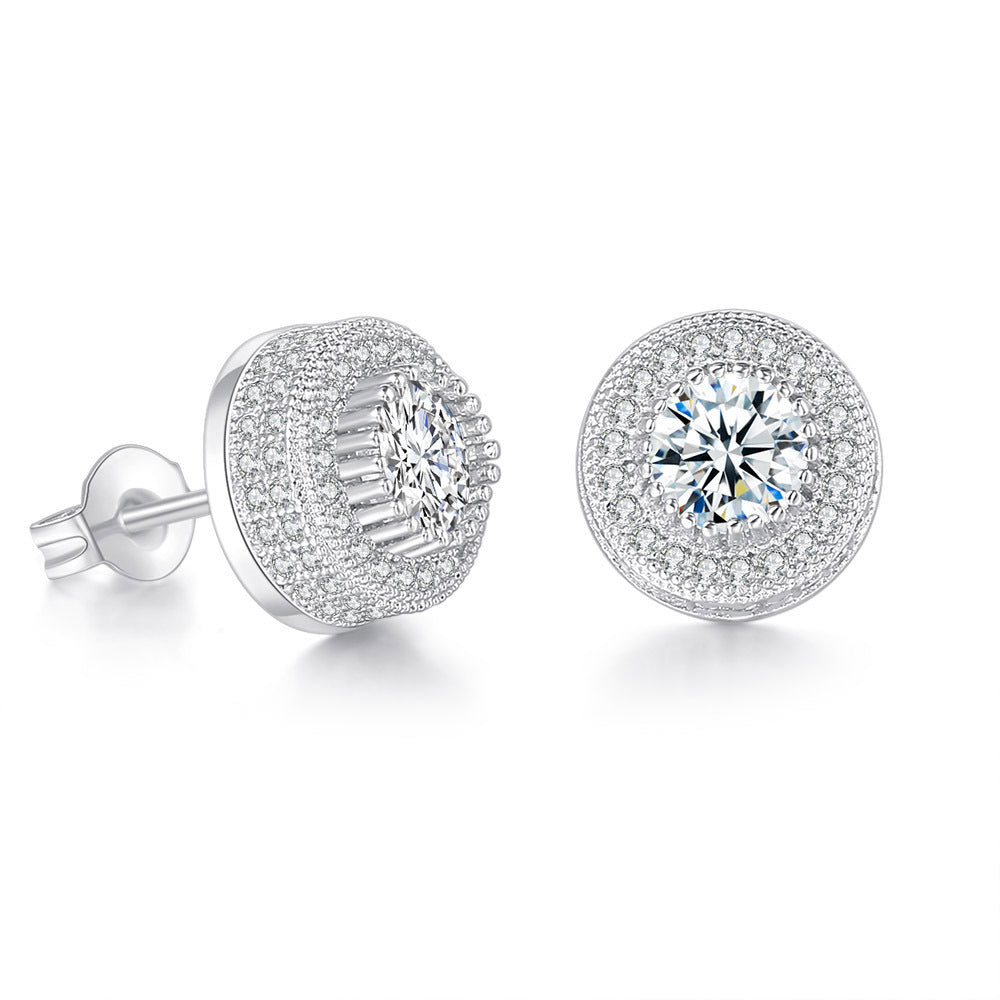 Zircon Micro Earring Gold Plated