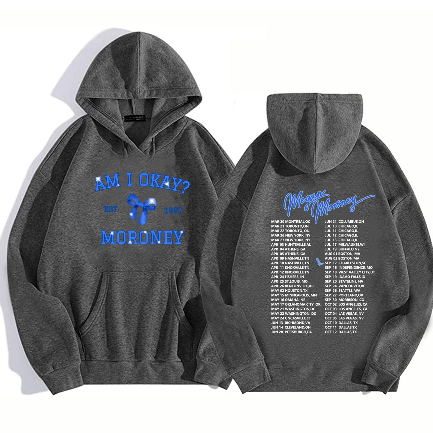 Am I Okay Megan Moroney Singer Tour Hoodie Sweatshirt