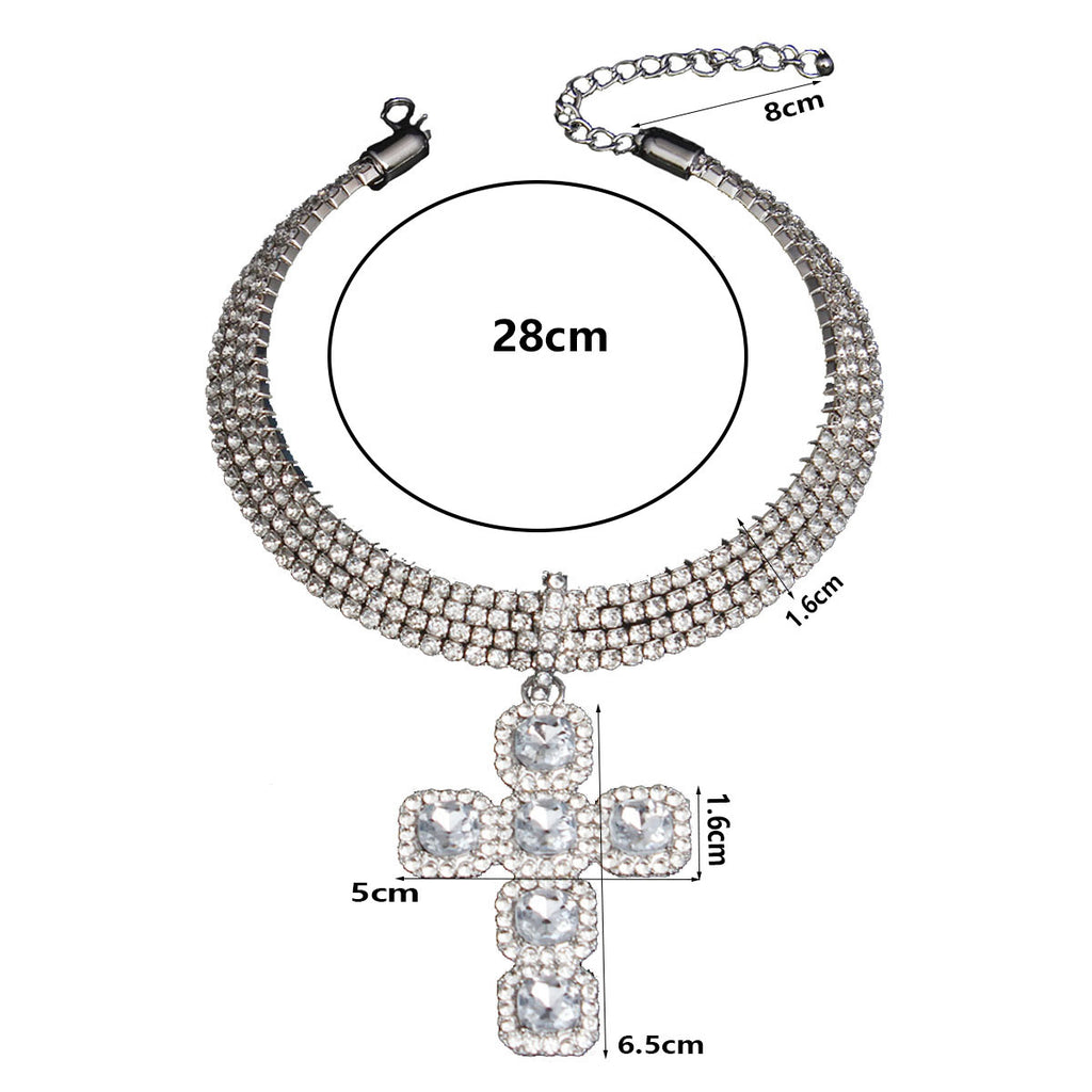 Diamond Cross Pendant Necklace