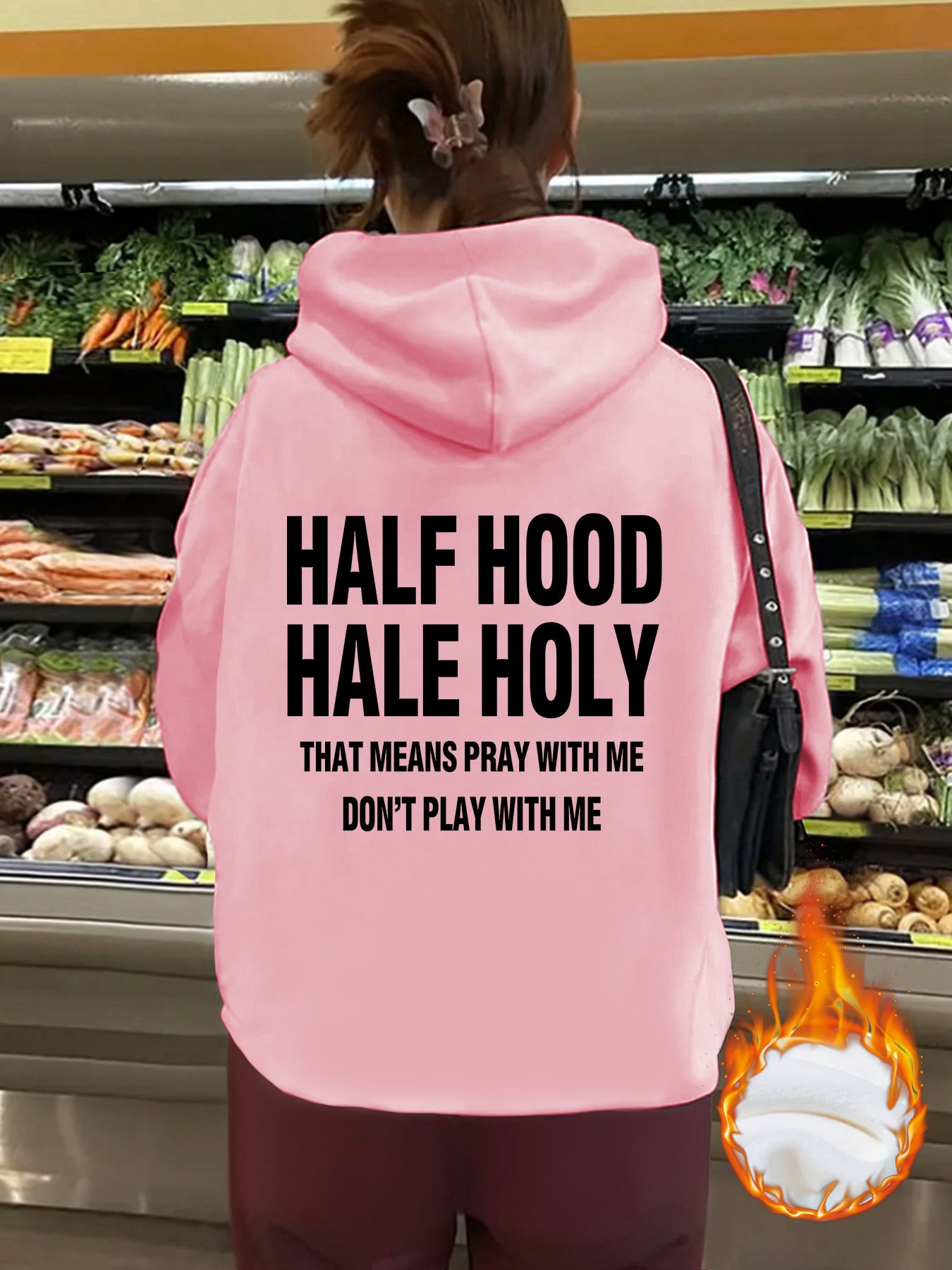 Top hoodie HALF HOOD HALE HOLY