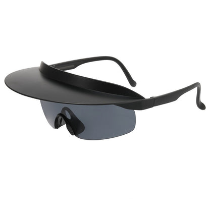 New Large Frame Cycling Glasses for Men and Womens Fashionable and Colorful Hats, Sunglasses, Personalized Brims, Sunglasses