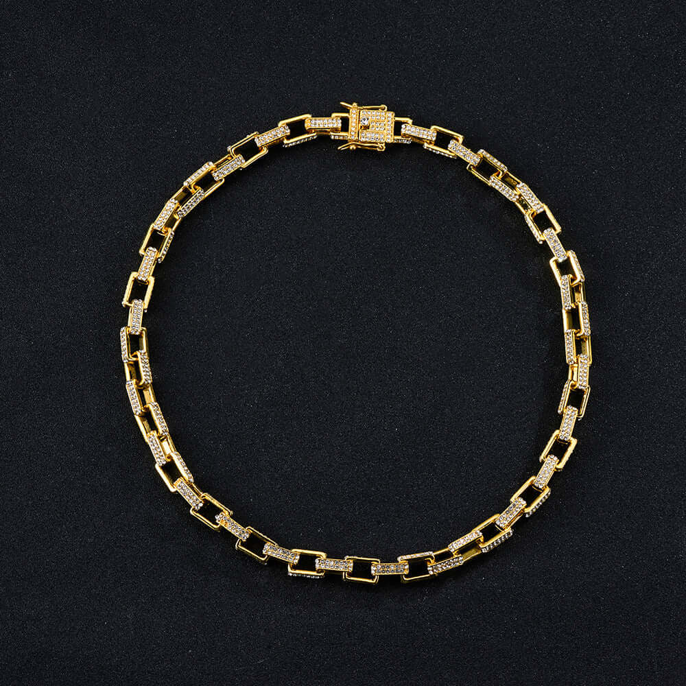 Cuban Chain Box Buckle Necklace