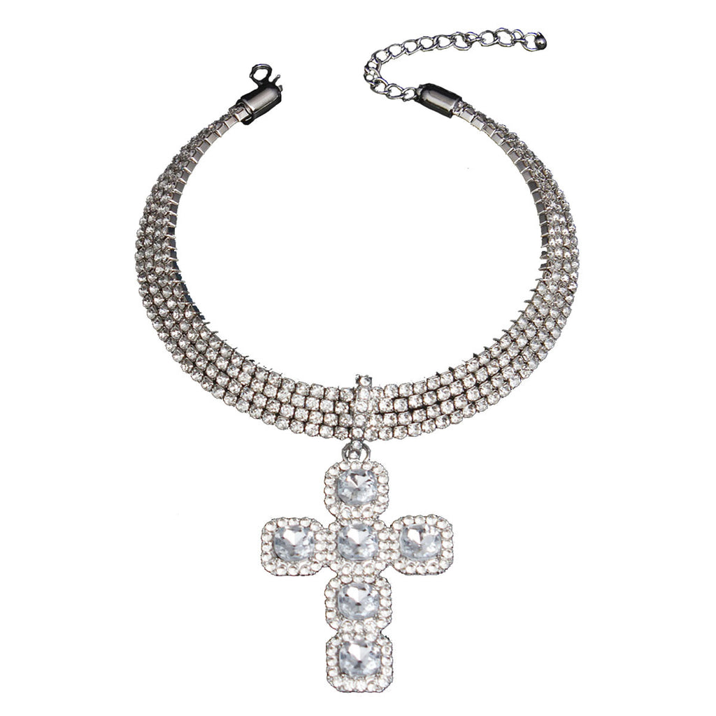 Diamond Cross Pendant Necklace