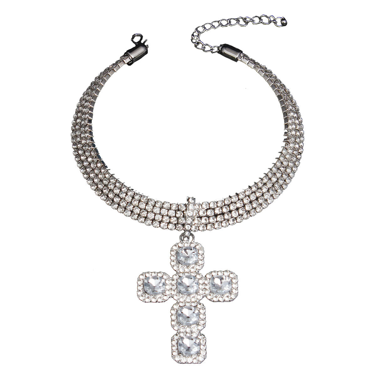 Diamond Cross Pendant Necklace
