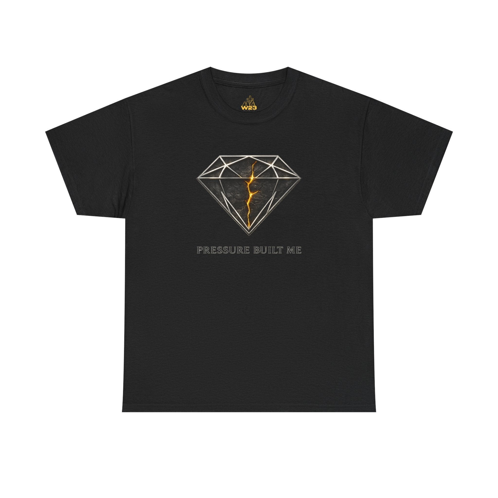 Pressure Built Me Diamond Tee – Luxury Streetwear Resilience Graphic Shirt