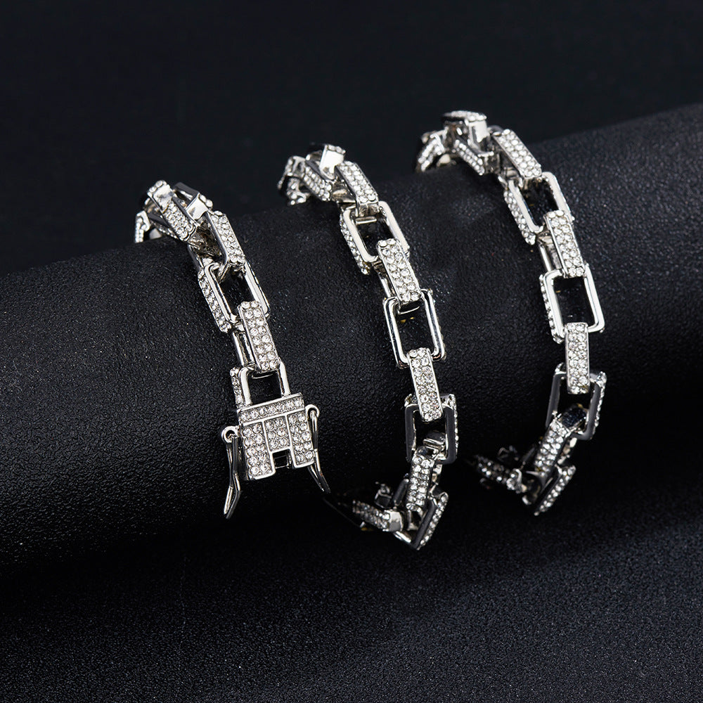 Cuban Chain Box Buckle Necklace