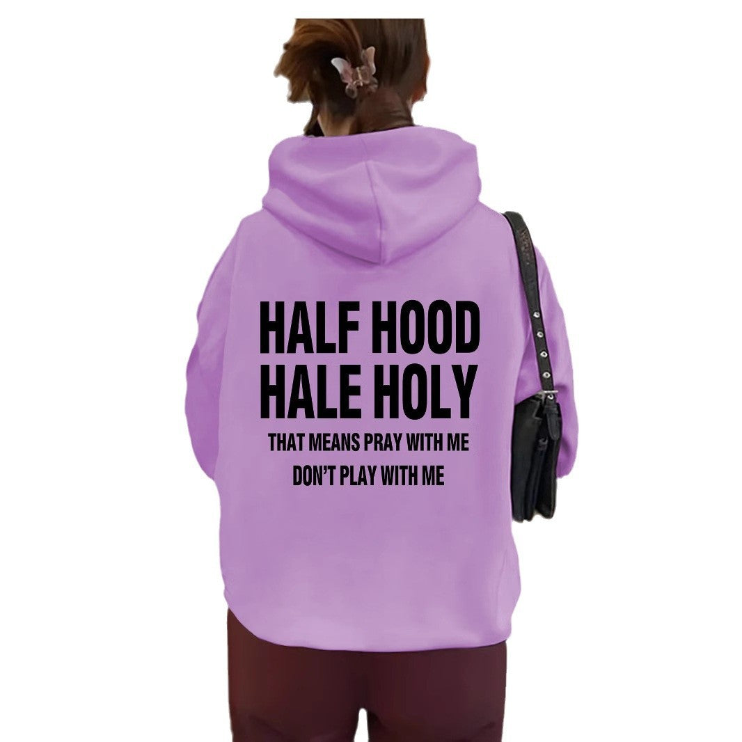 Top hoodie HALF HOOD HALE HOLY