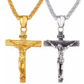 Vintage Cross Pendant Necklace — Unisex Clavicle Chain