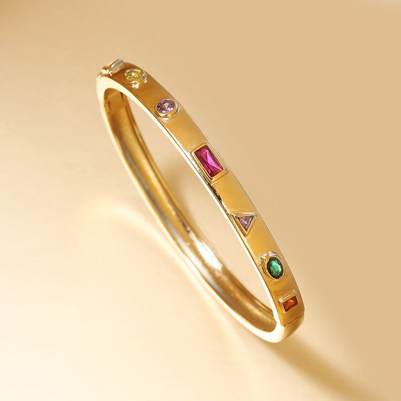 Smiling Face Geometric Bracelet