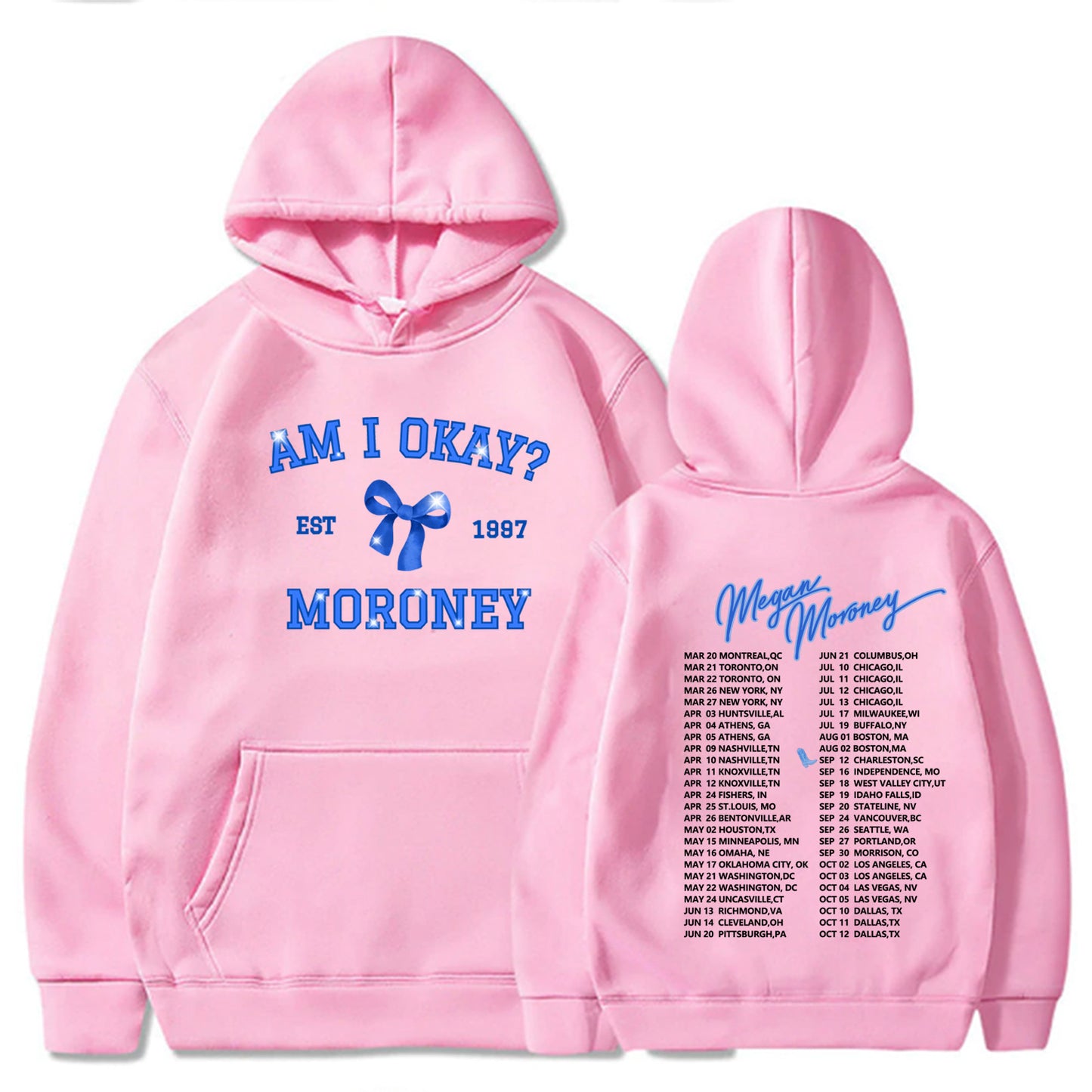 Am I Okay Megan Moroney Singer Tour Hoodie Sweatshirt