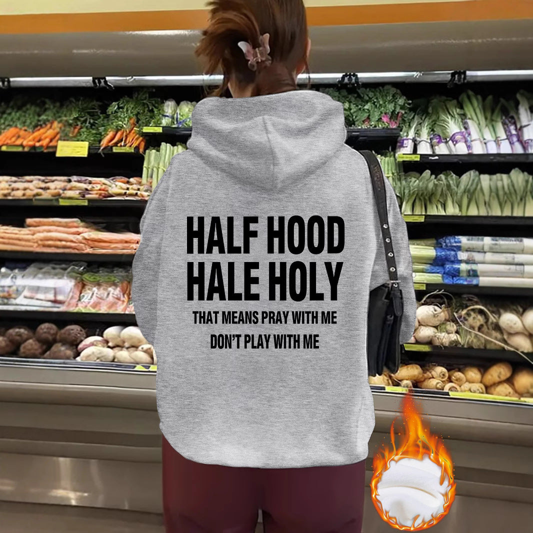 Top hoodie HALF HOOD HALE HOLY