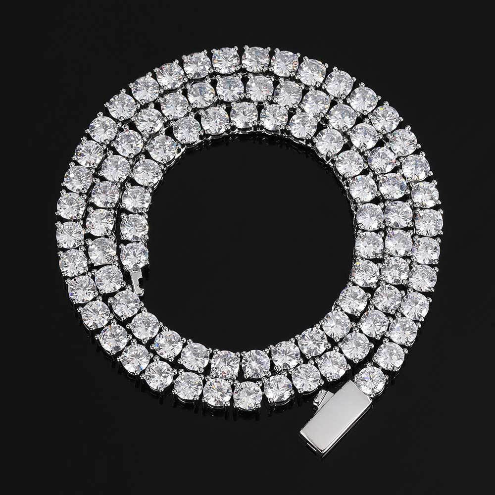 Stone Necklace Full Diamond Men's Necklace