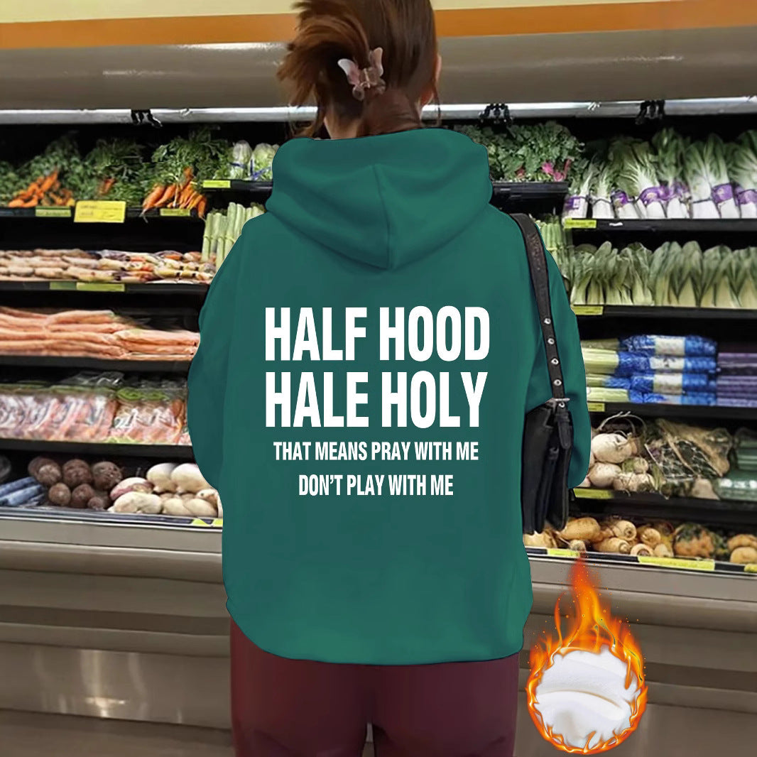 Top hoodie HALF HOOD HALE HOLY