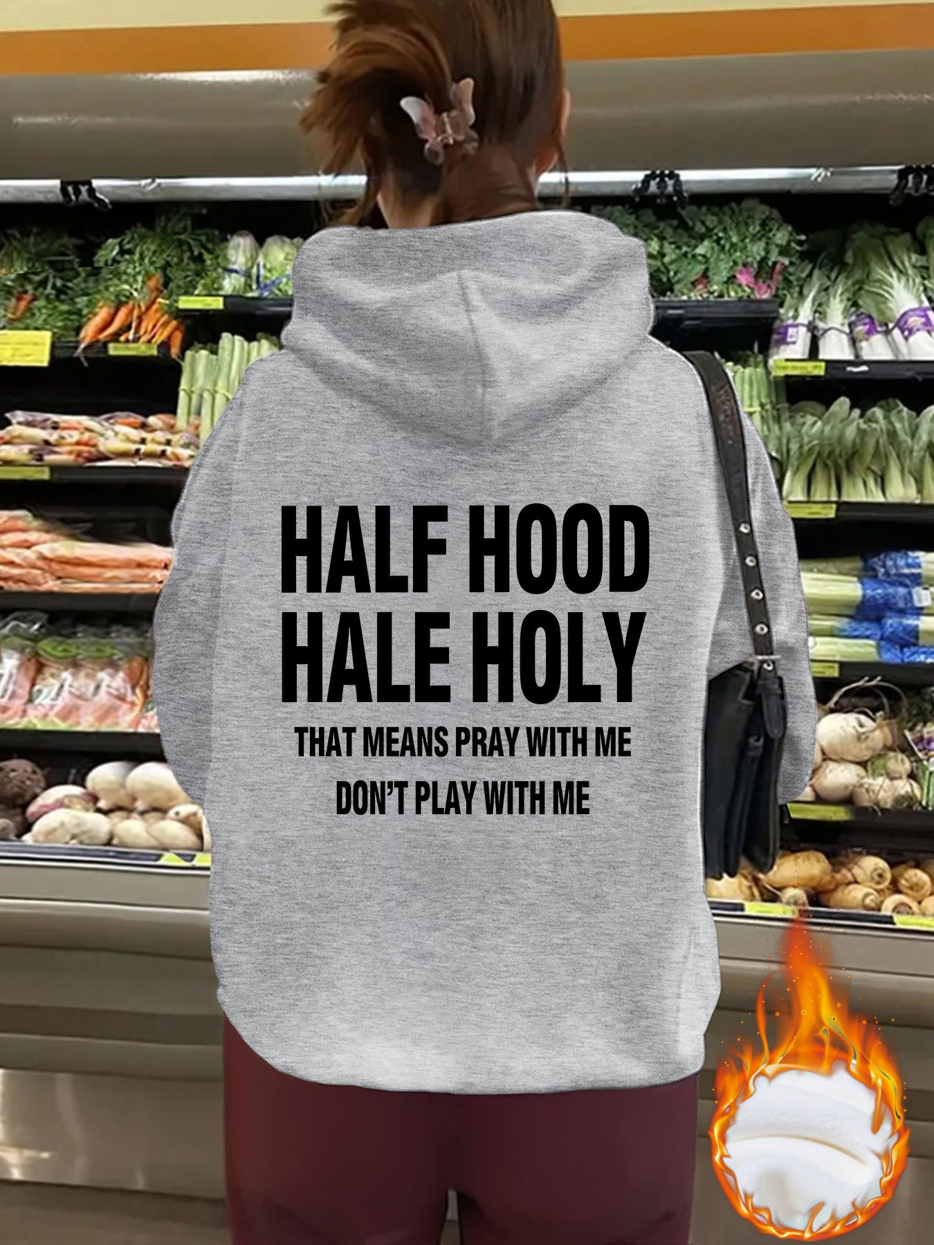 Top hoodie HALF HOOD HALE HOLY