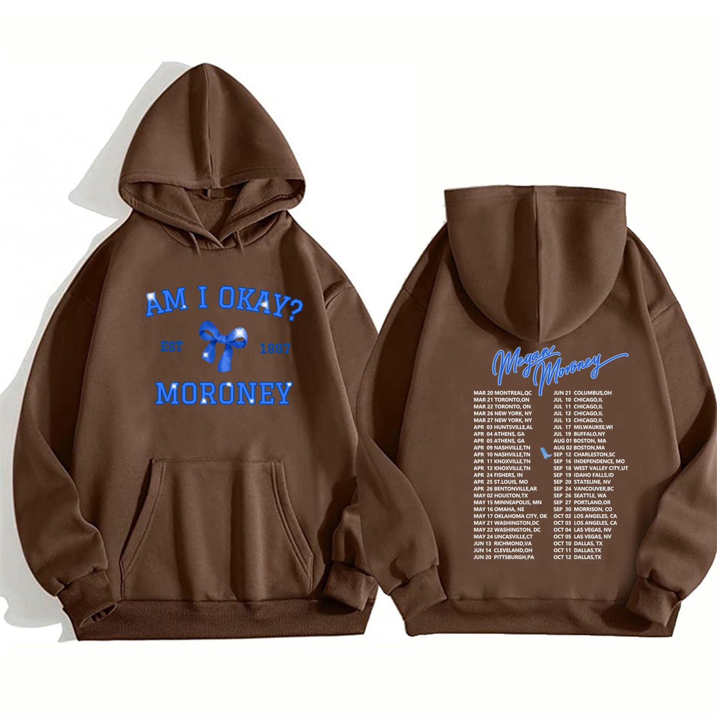 Am I Okay Megan Moroney Singer Tour Hoodie Sweatshirt