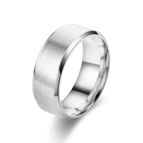 Classic 8mm Tungsten Wedding Band — 6 Colors, Unisex