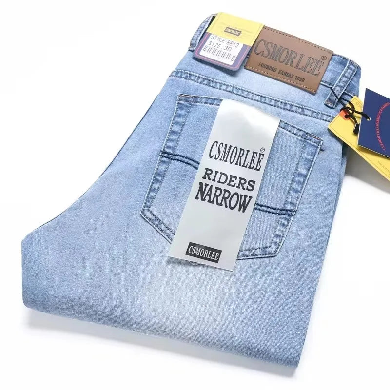 2025 Brand Jeans Summer Style Utr Thin Light  Men's Jeans Fashion Male Casual Denim Men's Jeans Slim Wholesale Jeans