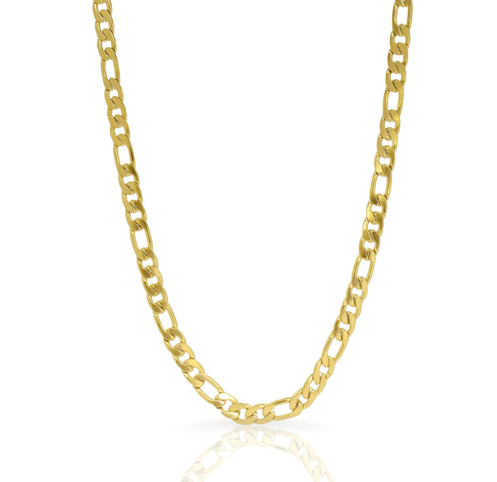 Brooklyn 18K Gold Figaro Chain Necklace — Waterproof & Tarnish-Free