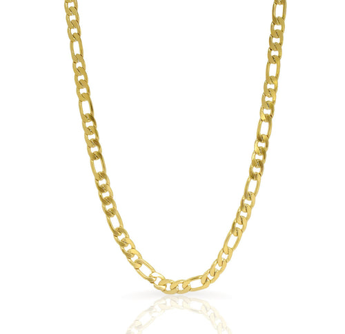 Brooklyn 18K Gold Figaro Chain Necklace — Waterproof & Tarnish-Free